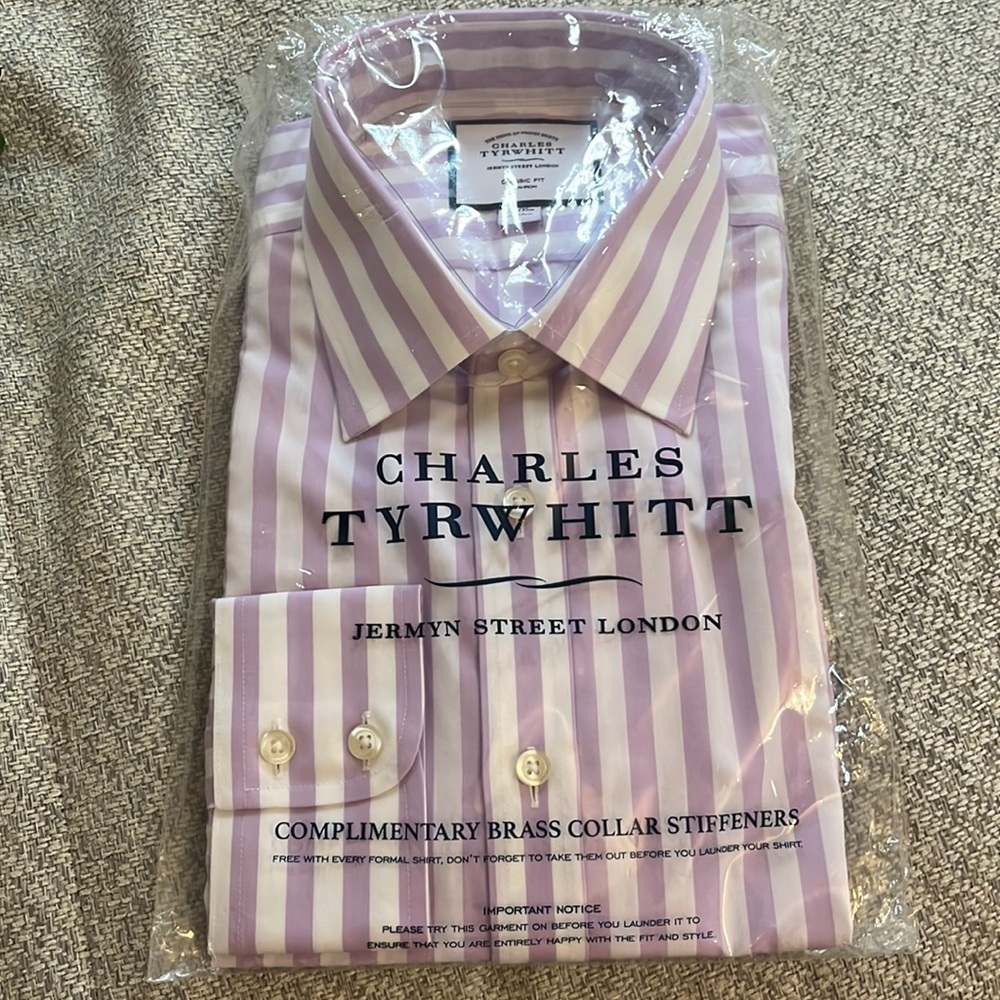 Non Iron Charles Tyrwhitt dress shirt